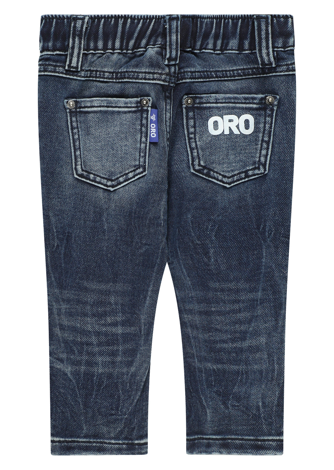 מכנסי ג'ינס ORO במראה יומיומי לתינוקות BLUE / 3-6M