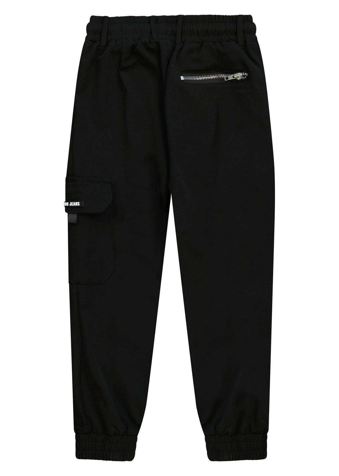 מכנסי דגמ"ח ORO כיסים בצד לילדים BLACK / 4Y