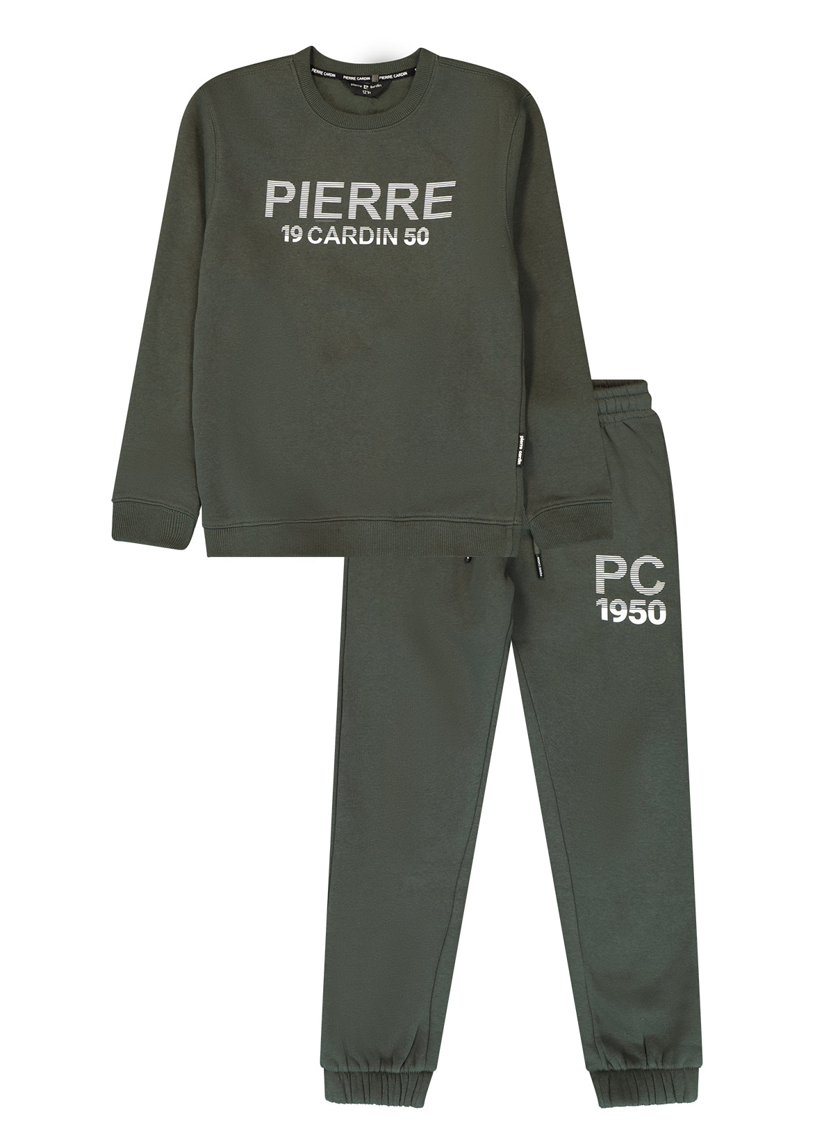 חליפת טרנינג PIERRE CARDIN לוגו גדול לילדים Green / 4Y