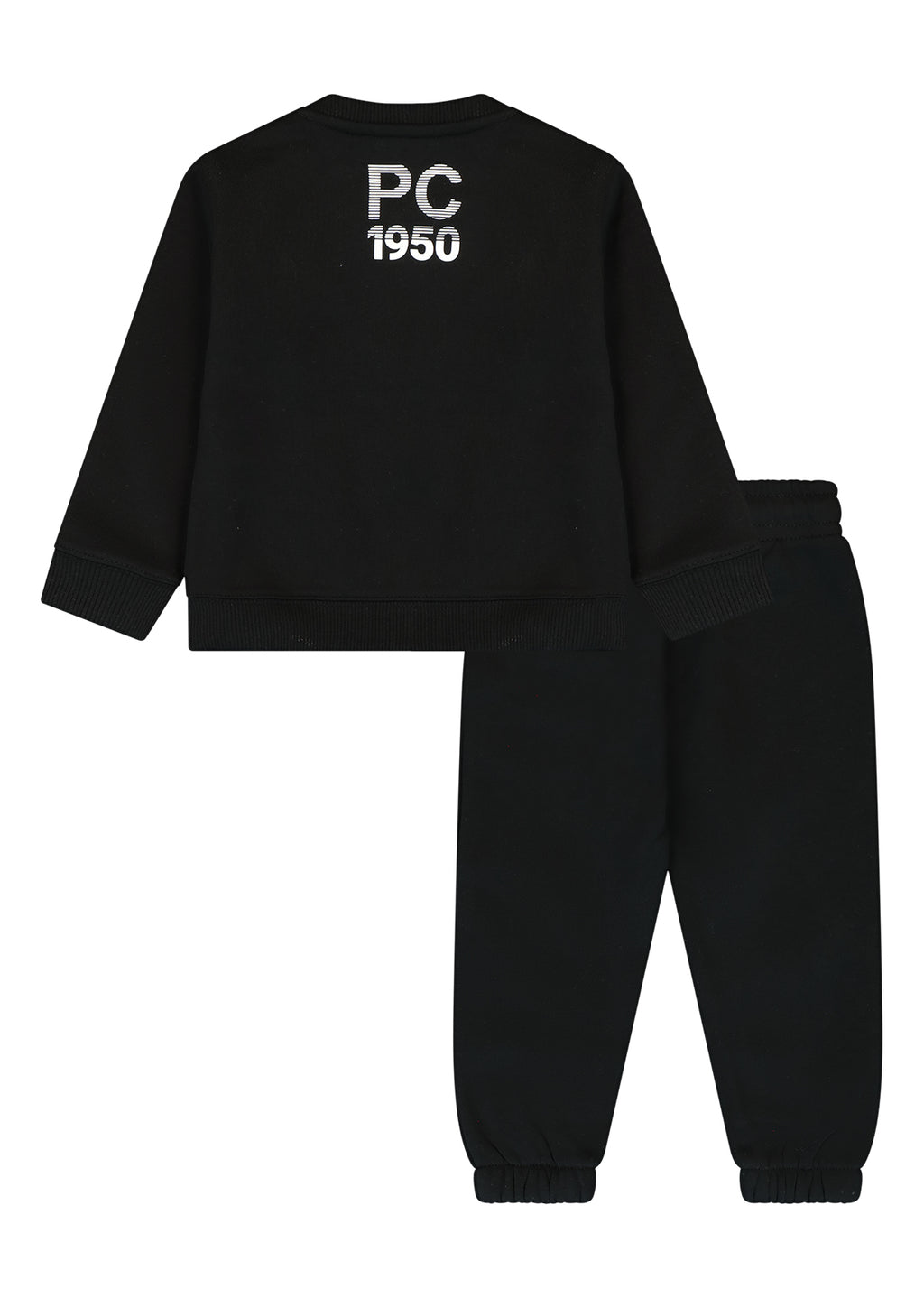 חליפת טרנינג PIERRE CARDIN לוגו גדול לתינוקות BLACK / 3-6M