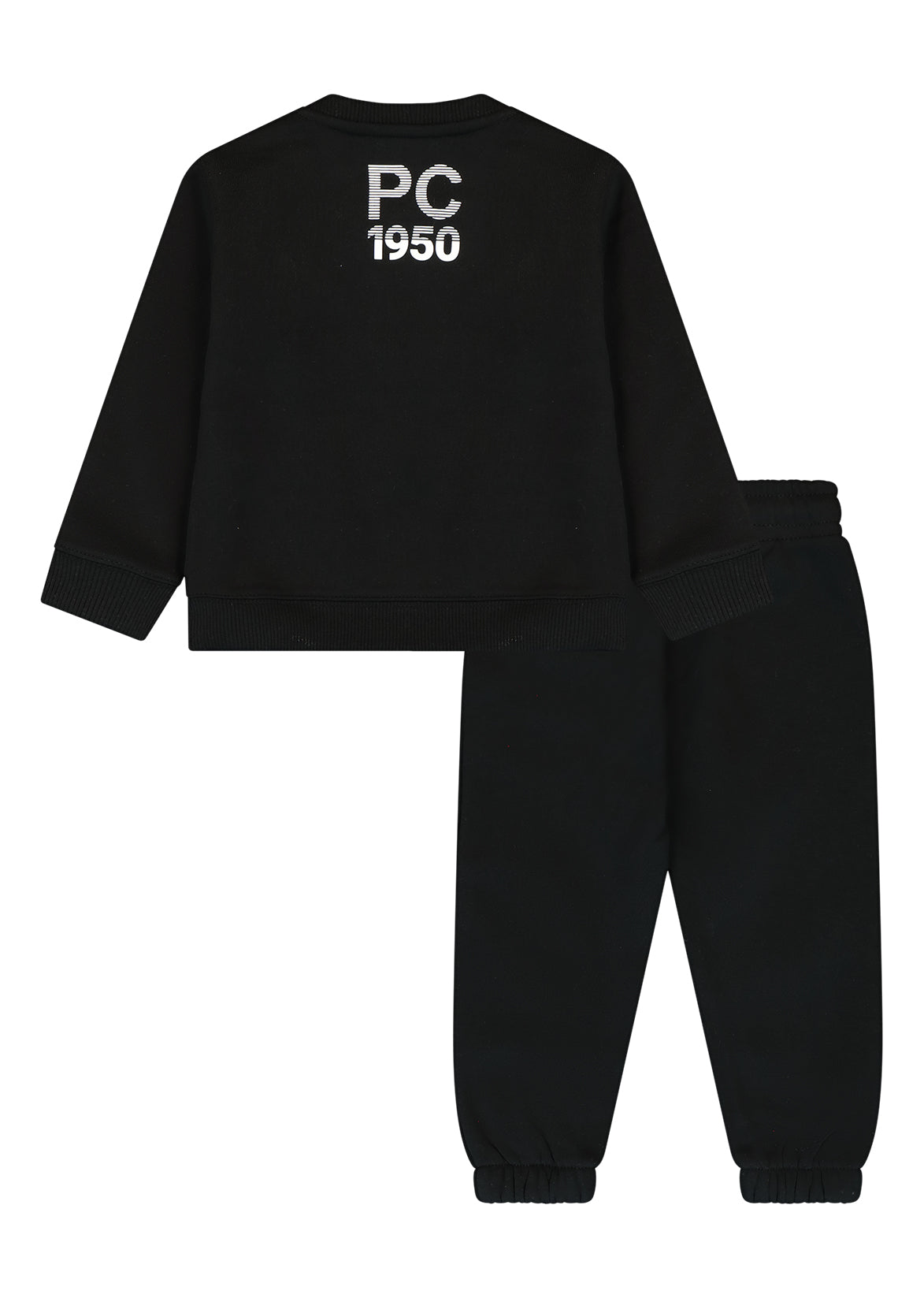 חליפת טרנינג PIERRE CARDIN לוגו גדול לתינוקות BLACK / 3-6M