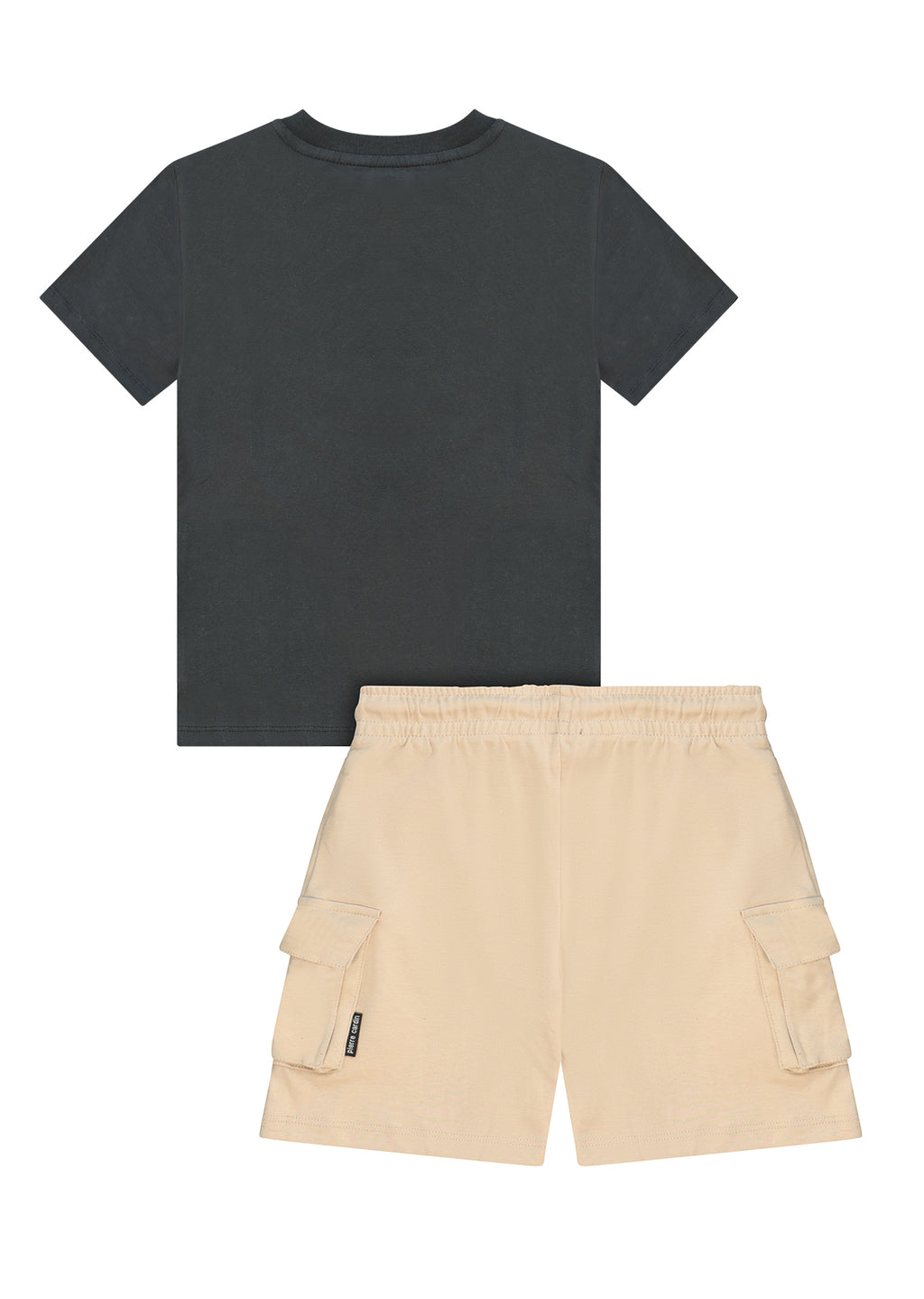חליפת טריקו PIERRE CARDIN לוגו קדמי בחולצה לילדים Gray / 4Y