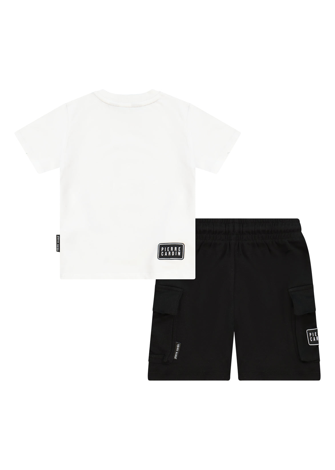 חליפת טריקו PIERRE CARDIN לוגו קדמי בחולצה לתינוקות WHITE / 3-6M