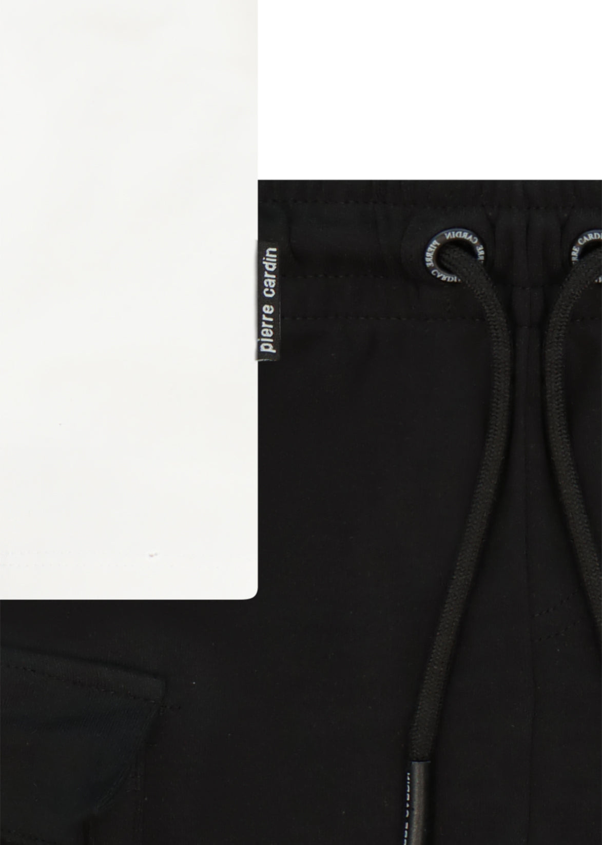 חליפת טריקו PIERRE CARDIN לוגו קדמי בחולצה לתינוקות WHITE / 3-6M