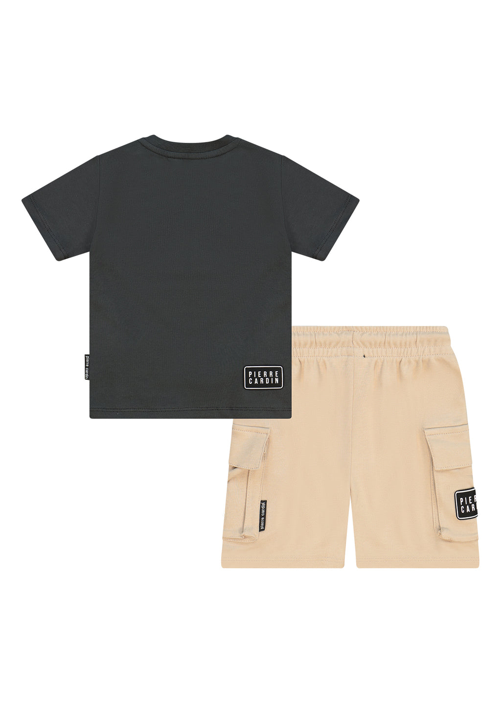 חליפת טריקו PIERRE CARDIN לוגו קדמי בחולצה לתינוקות Gray / 3-6M