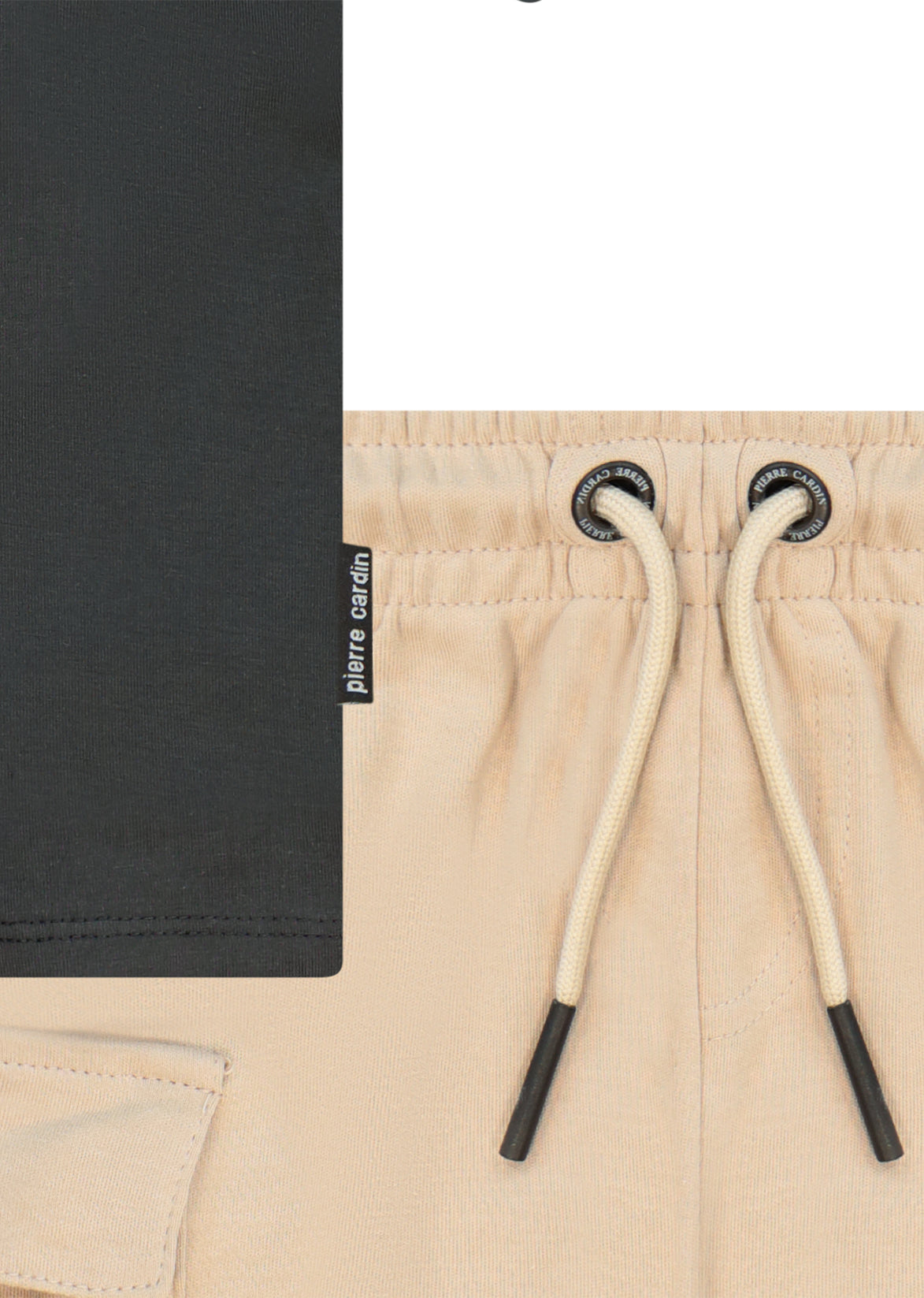 חליפת טריקו PIERRE CARDIN לוגו קדמי בחולצה לתינוקות Gray / 3-6M