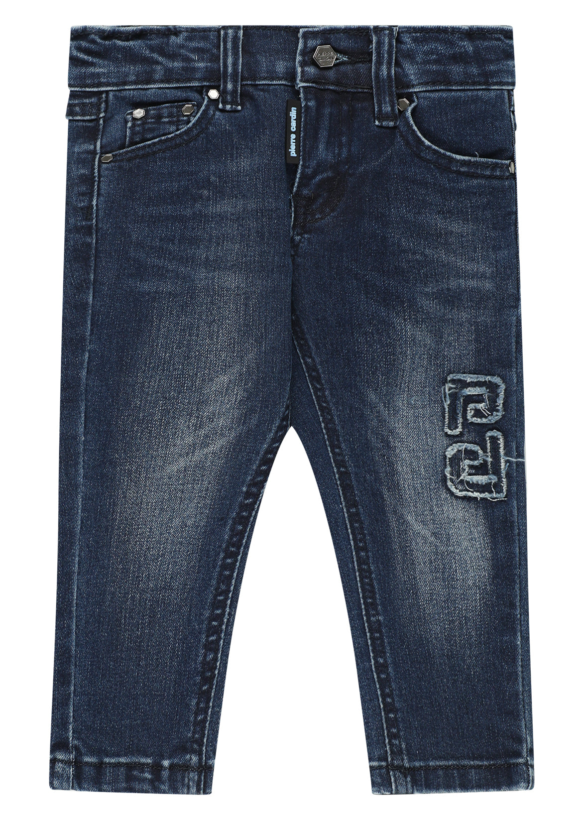 מכנסי ג'ינס PIERRE CARDIN במראה קלאסי לתינוקות BLUE / 3-6M