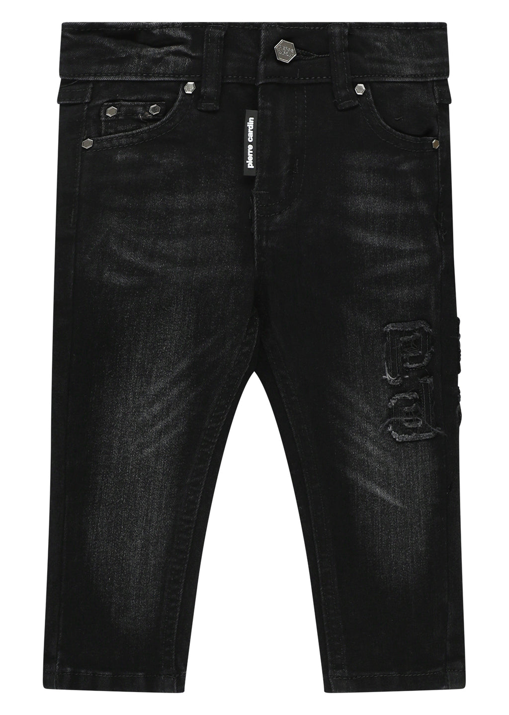 מכנסי ג'ינס PIERRE CARDIN במראה קלאסי לתינוקות BLACK / 3-6M