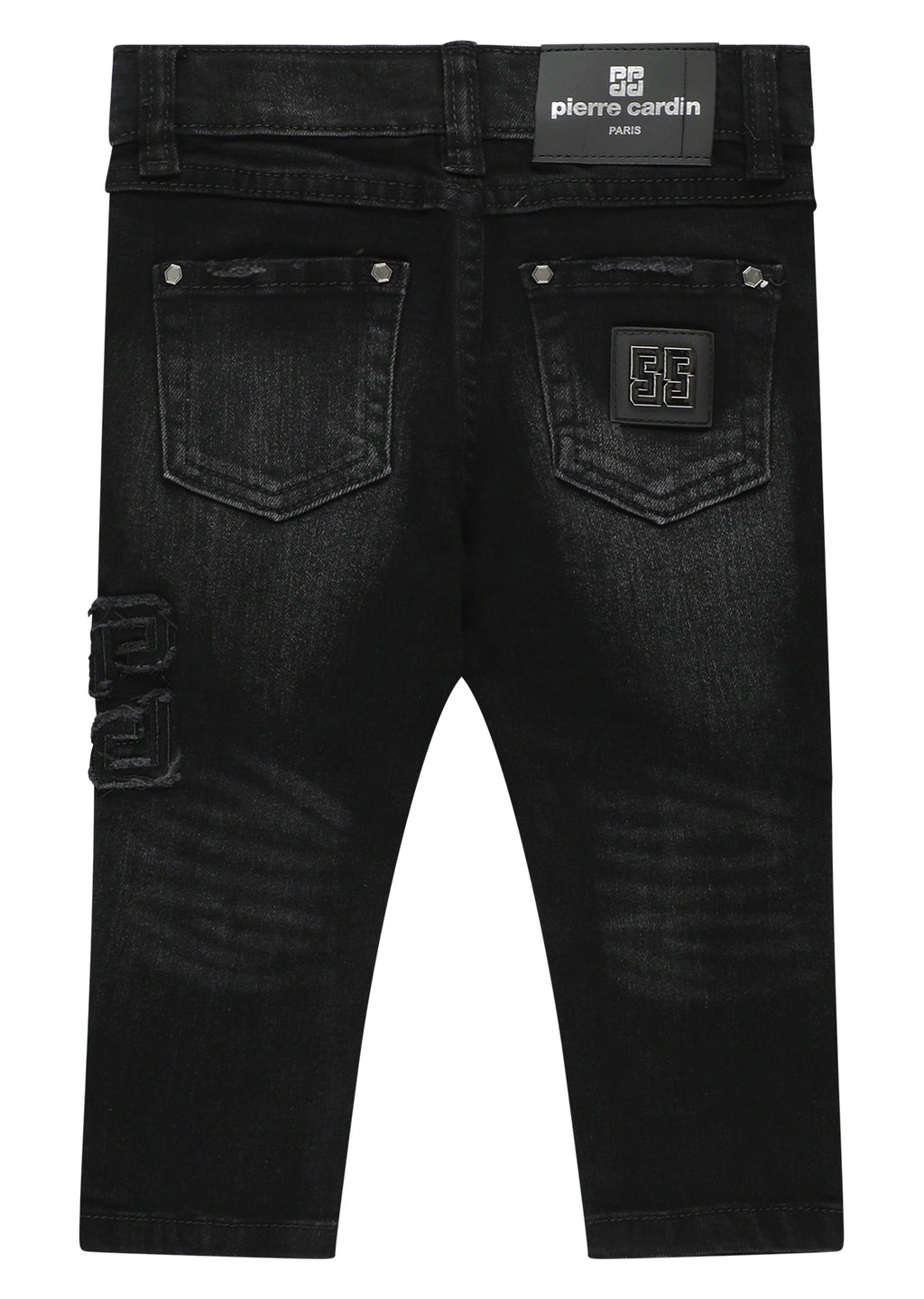 מכנסי ג'ינס PIERRE CARDIN במראה קלאסי לתינוקות BLACK / 3-6M