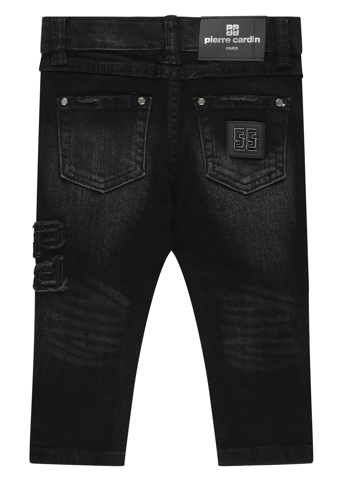מכנסי ג'ינס PIERRE CARDIN במראה קלאסי לתינוקות BLACK / 3-6M