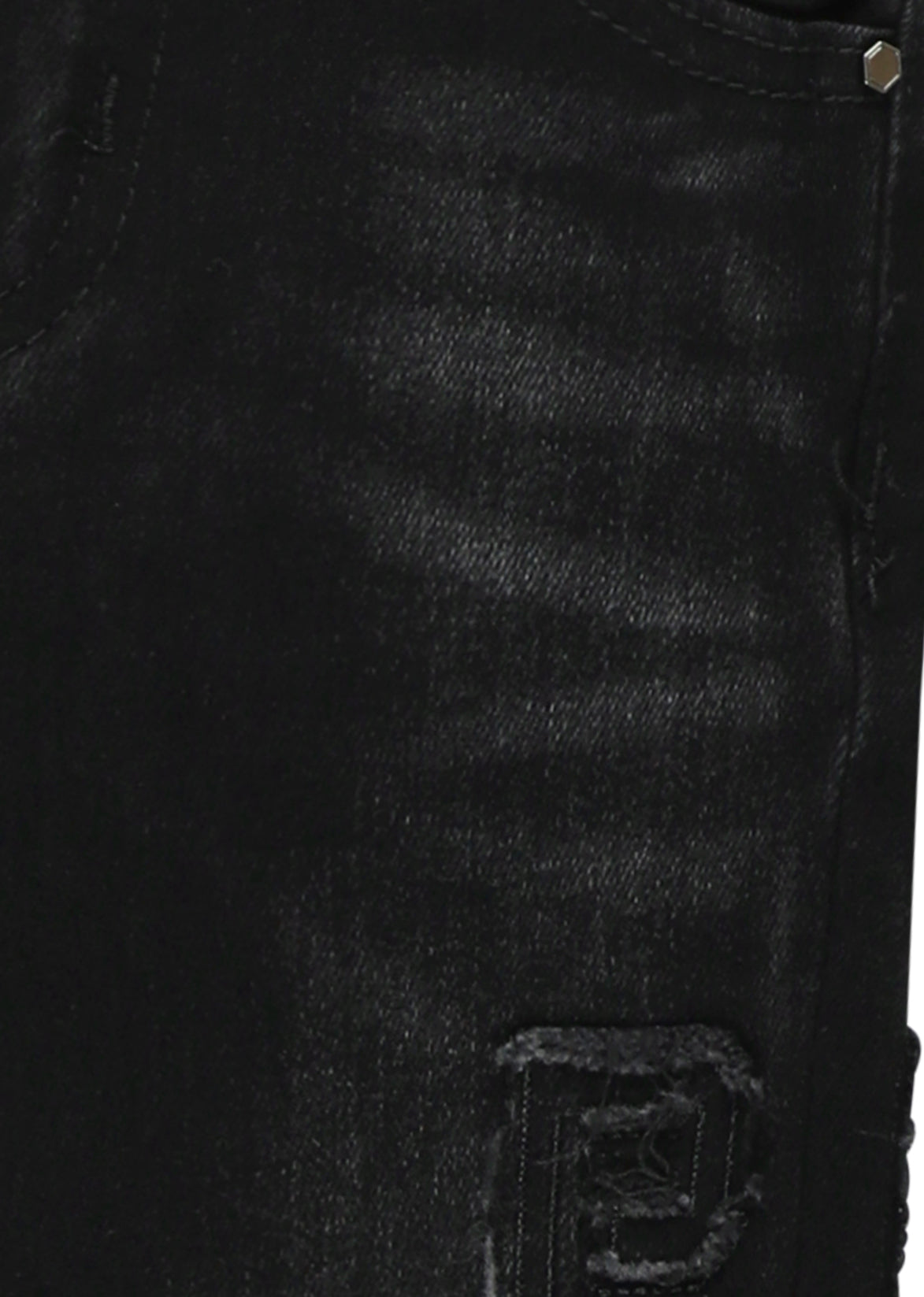 מכנסי ג'ינס PIERRE CARDIN במראה קלאסי לתינוקות BLACK / 3-6M