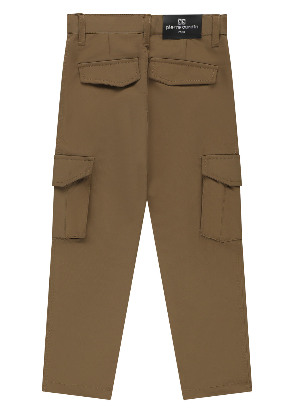 מכנסי דגמ"ח PIERRE CARDIN בעיצוב ממותג לילדים BROWN / 4Y