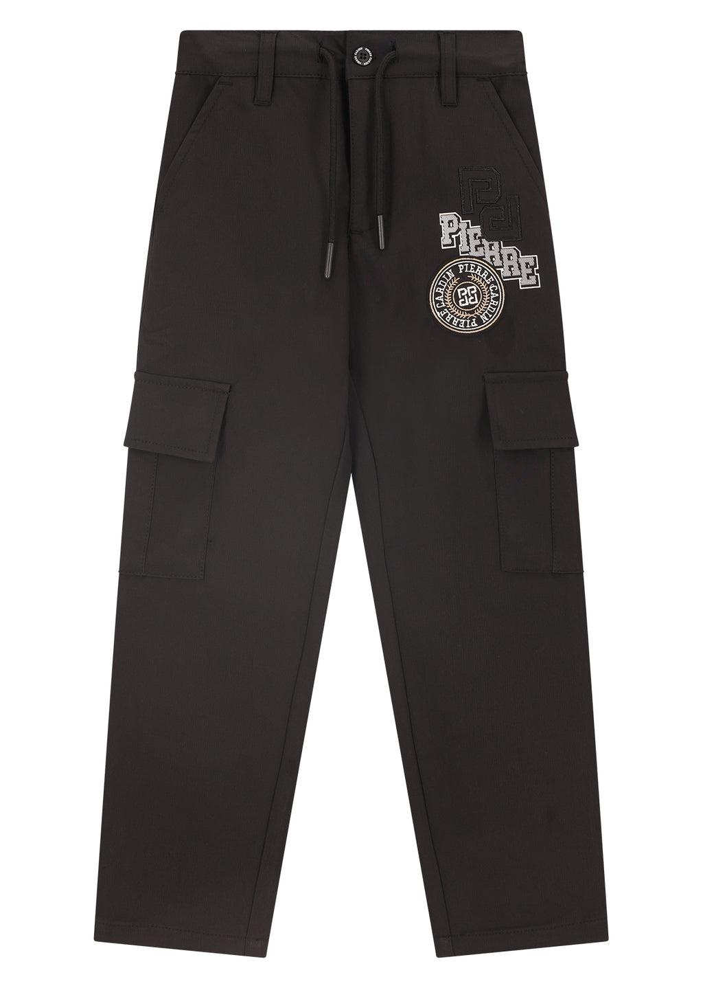 מכנסי דגמ"ח PIERRE CARDIN בעיצוב ממותג לילדים BLACK / 4Y