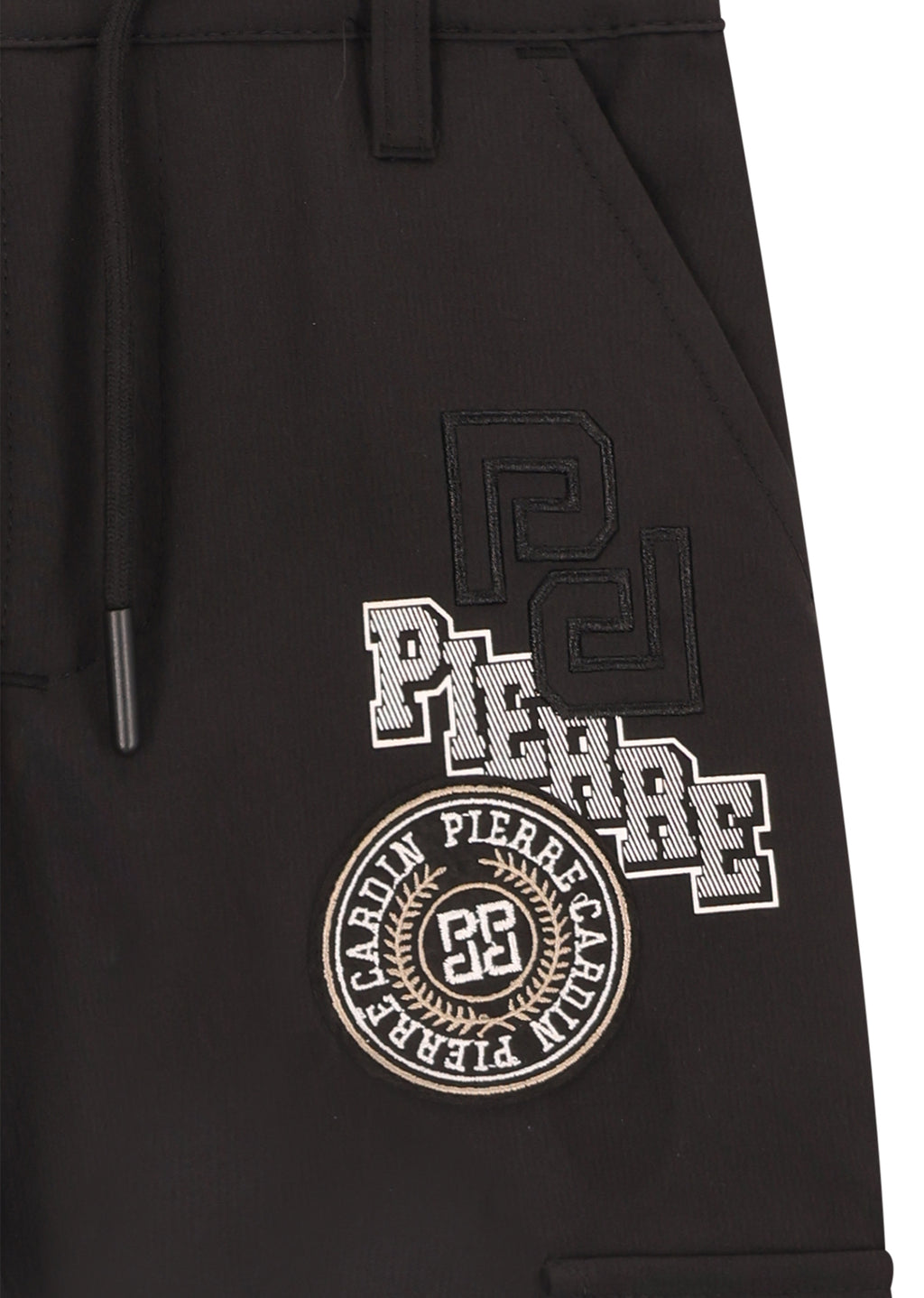 מכנסי דגמ"ח PIERRE CARDIN בעיצוב ממותג לילדים BLACK / 4Y