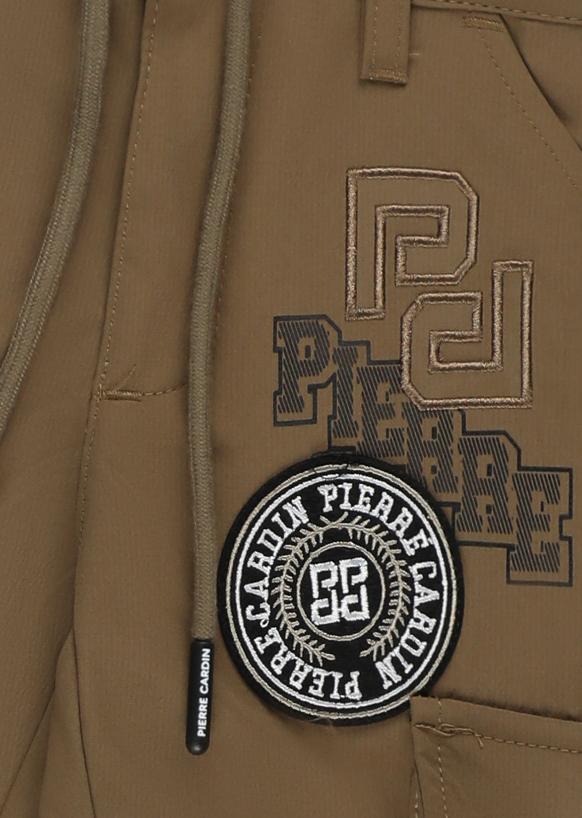 מכנסי דגמ"ח PIERRE CARDIN בעיצוב ממותג לתינוקות BROWN / 3-6M