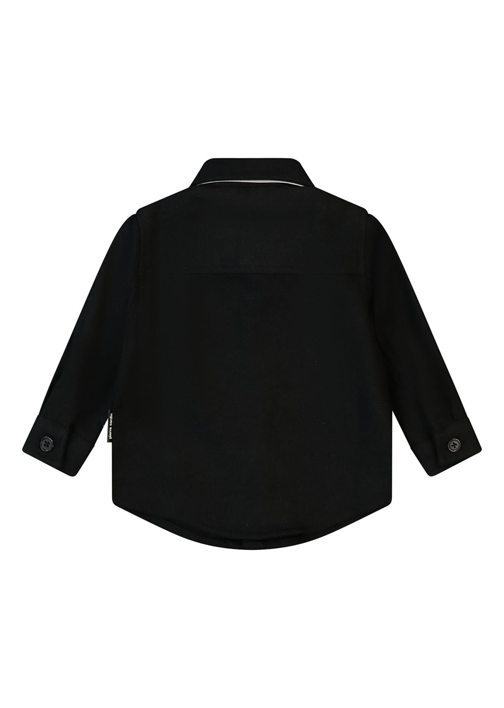 חולצה מכופתרת PIERRE CARDIN ממותגת בצד לתינוקות BLACK / 3-6M