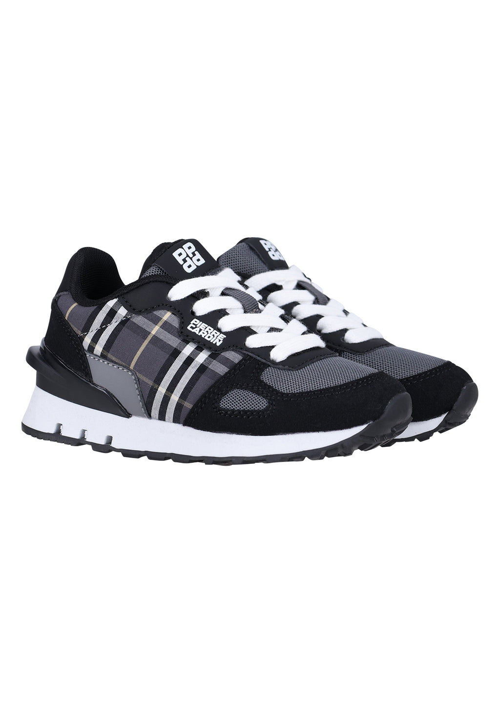 נעלי PIERRE CARDIN לוגו צד בסטייל רטרו לילדים BLACK / 21