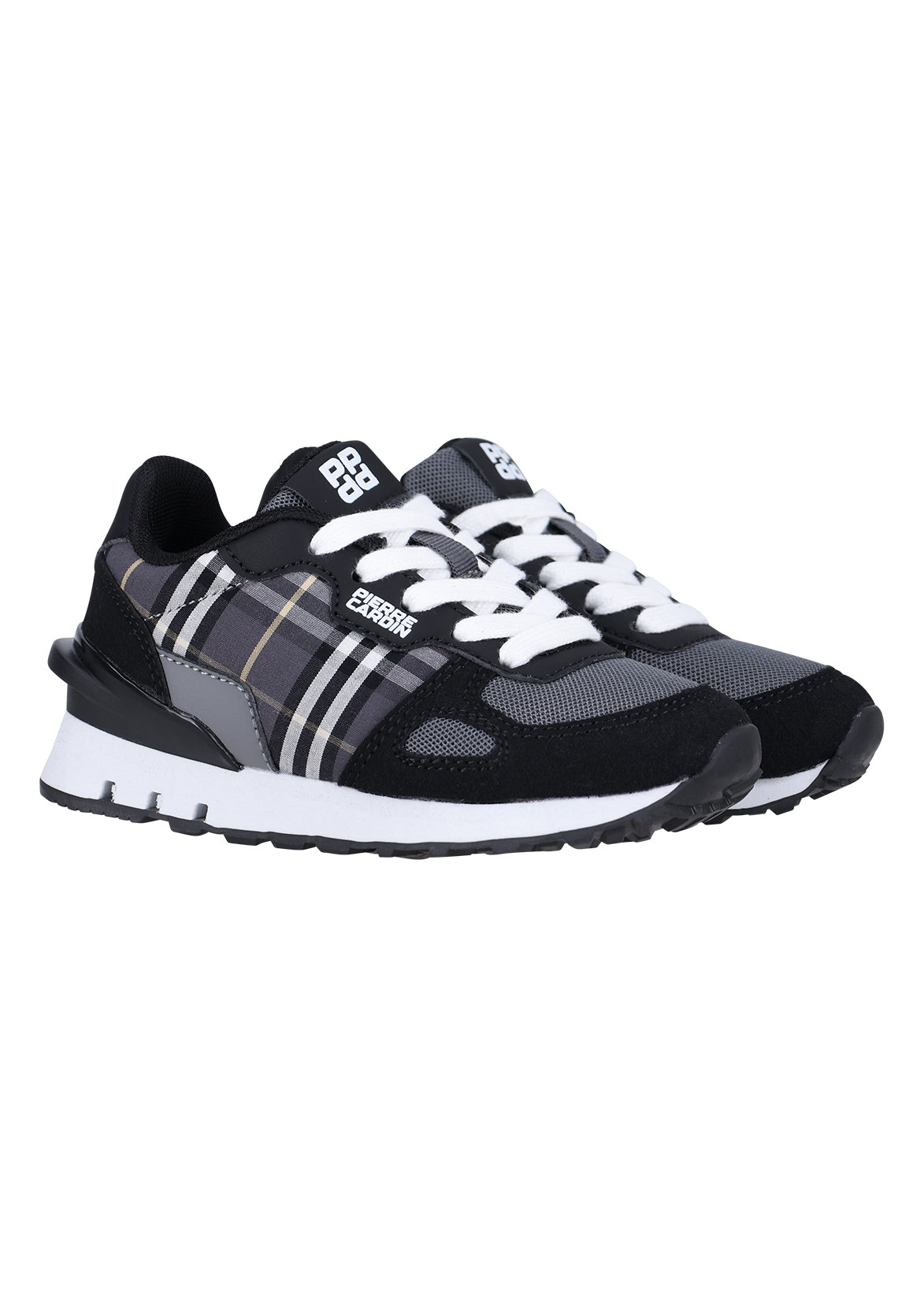 נעלי PIERRE CARDIN לוגו צד בסטייל רטרו לילדים BLACK / 21