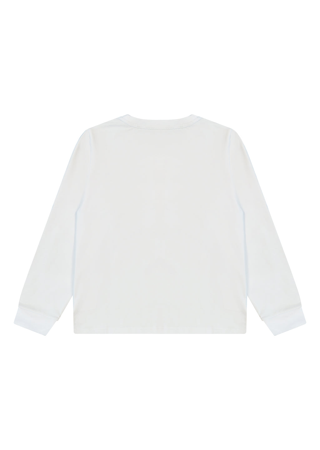 חולצת טישירט PIERRE CARDIN לוגו PC בצד לילדים WHITE / 2Y