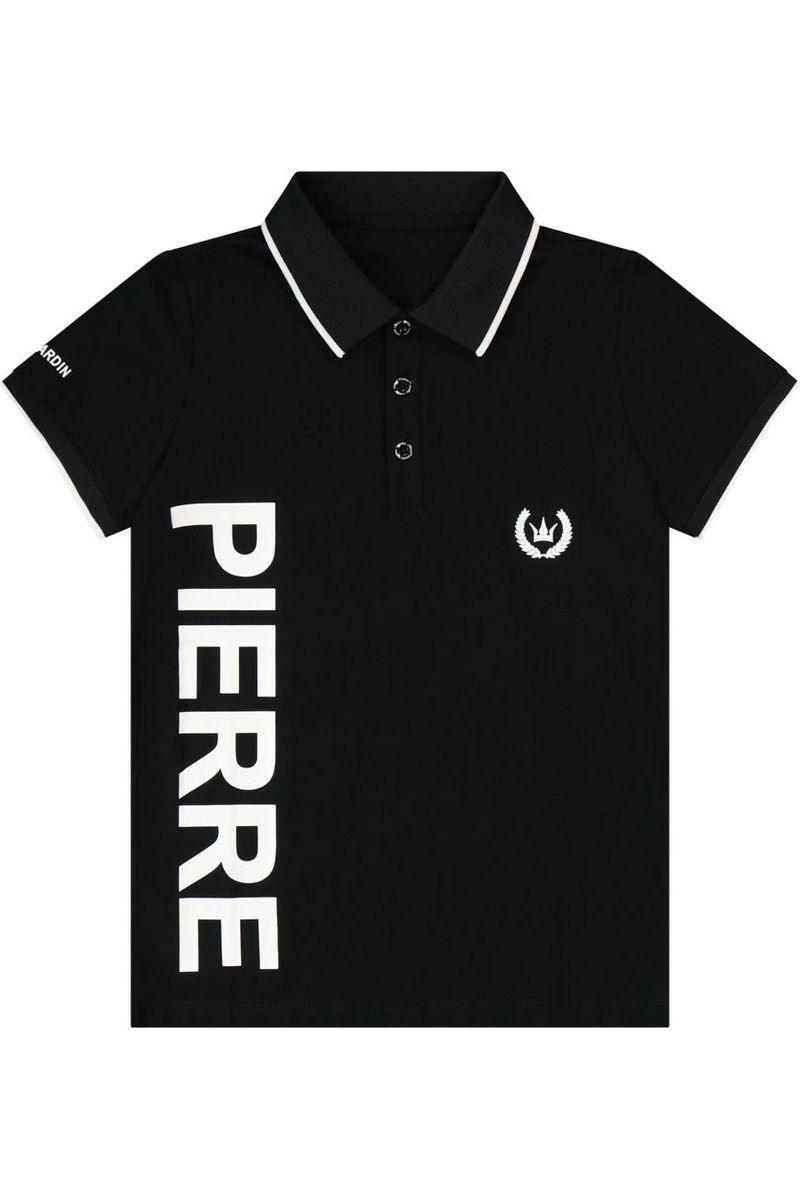 חולצת צווארון PIERRE CARDIN לוגו מותג לאורך לילדים