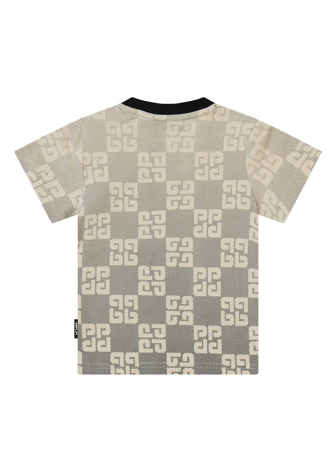 חולצה מכופתרת PIERRE CARDIN הדפס מונוגרמה מלאה ומיתוג מרכזי לתינוקות Green / 3-6M