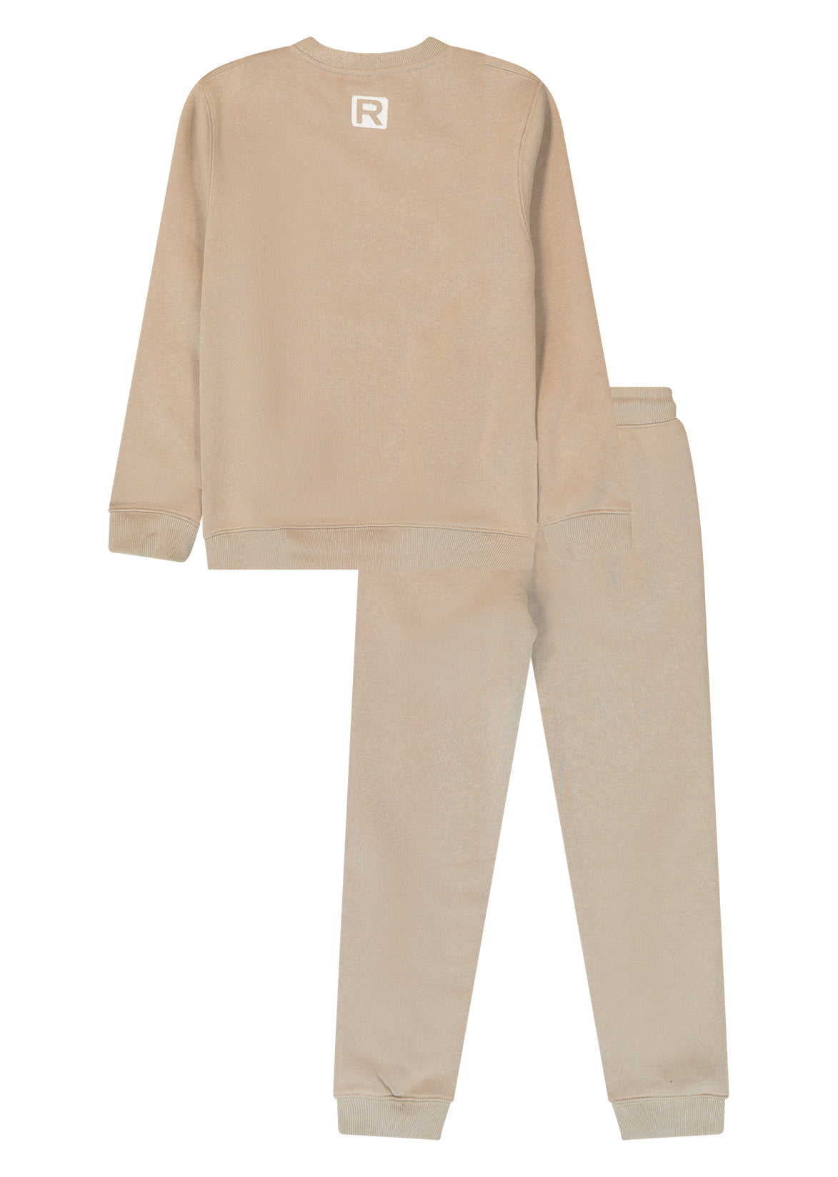 חליפת טרנינג REPLAY לוגו מותג באמצע לילדים BEIGE / 4Y