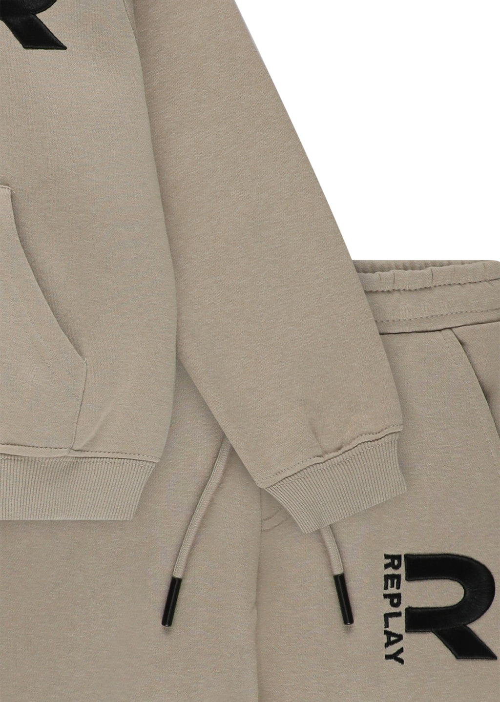 חליפת טרנינג REPLAY במראה מודרני לילדים BEIGE / 4Y