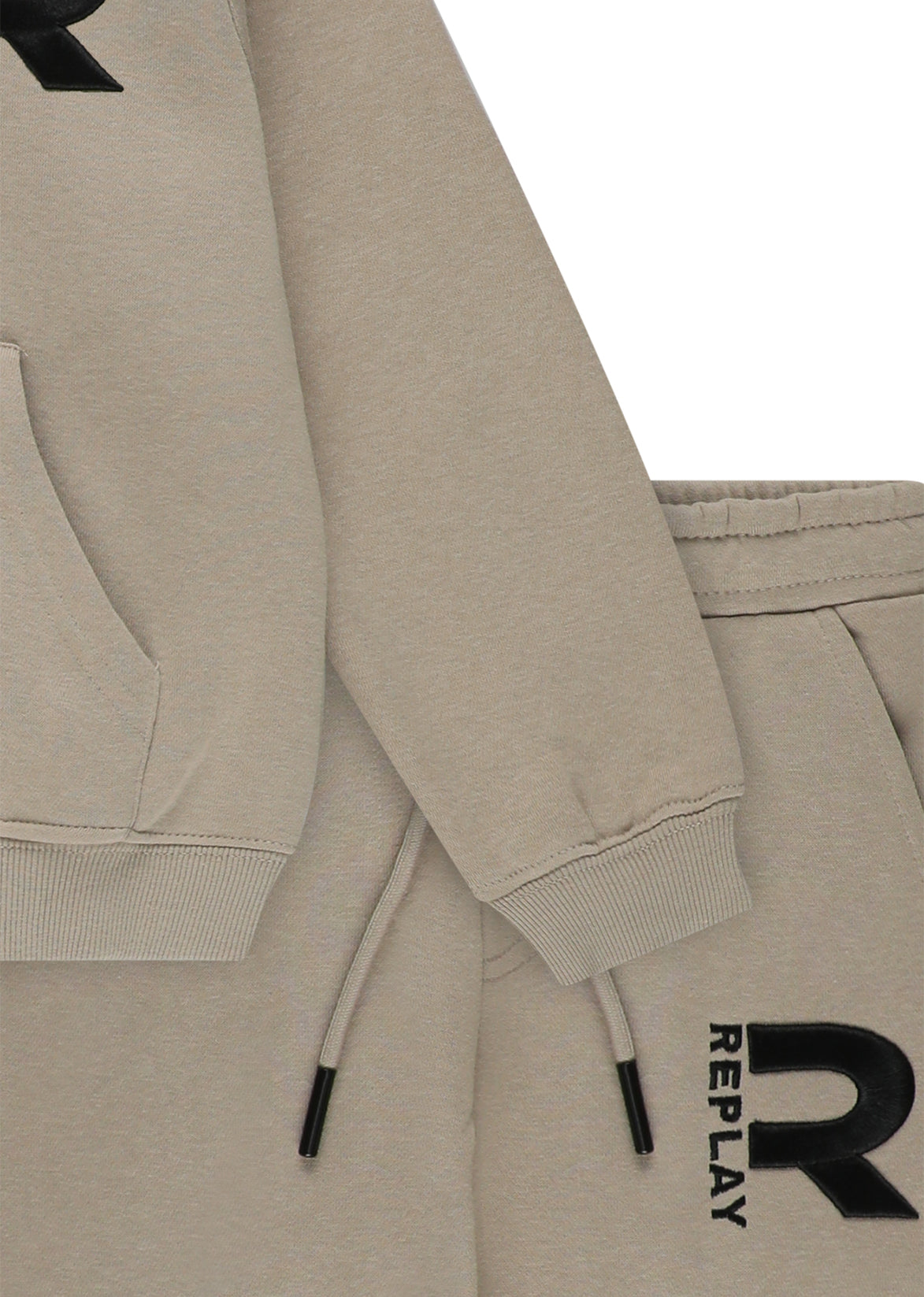 חליפת טרנינג REPLAY במראה מודרני לילדים BEIGE / 4Y