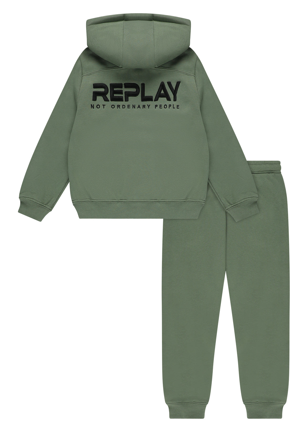 חליפת טרנינג REPLAY במראה מודרני לילדים Green / 4Y