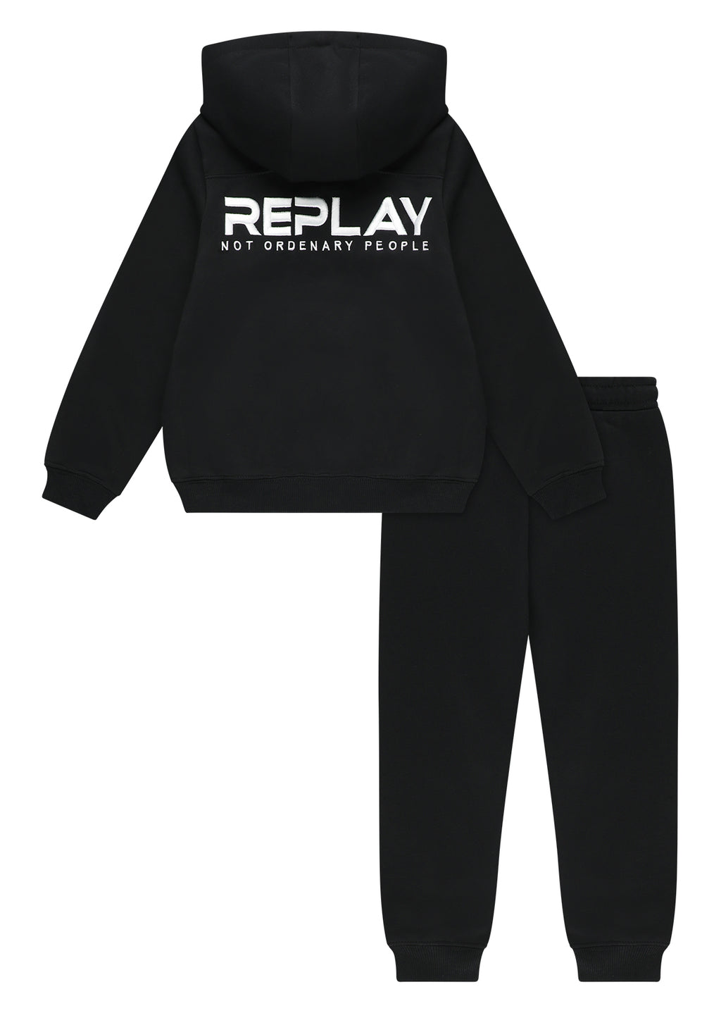 חליפת טרנינג REPLAY במראה מודרני לילדים BLACK / 4Y