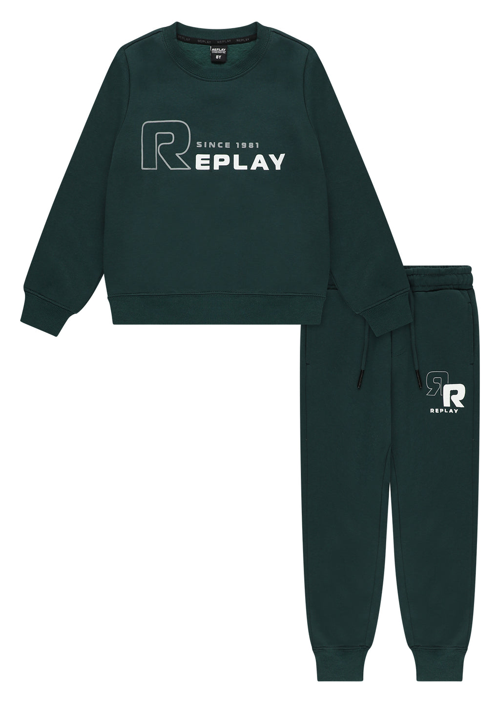 חליפת טרנינג REPLAY בסטייל אורבני לילדים BLUE / 4Y
