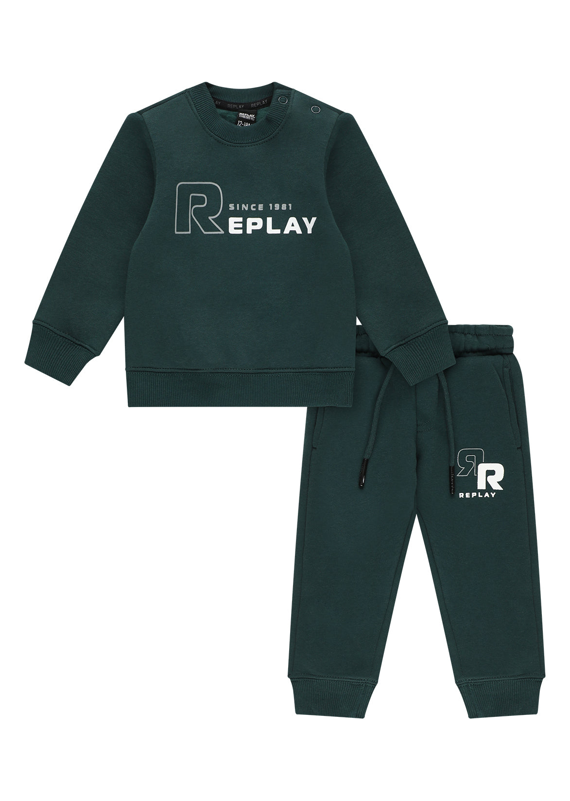 חליפת טרנינג REPLAY בסטייל קז׳ואל לתינוקות BLUE / 3-6M