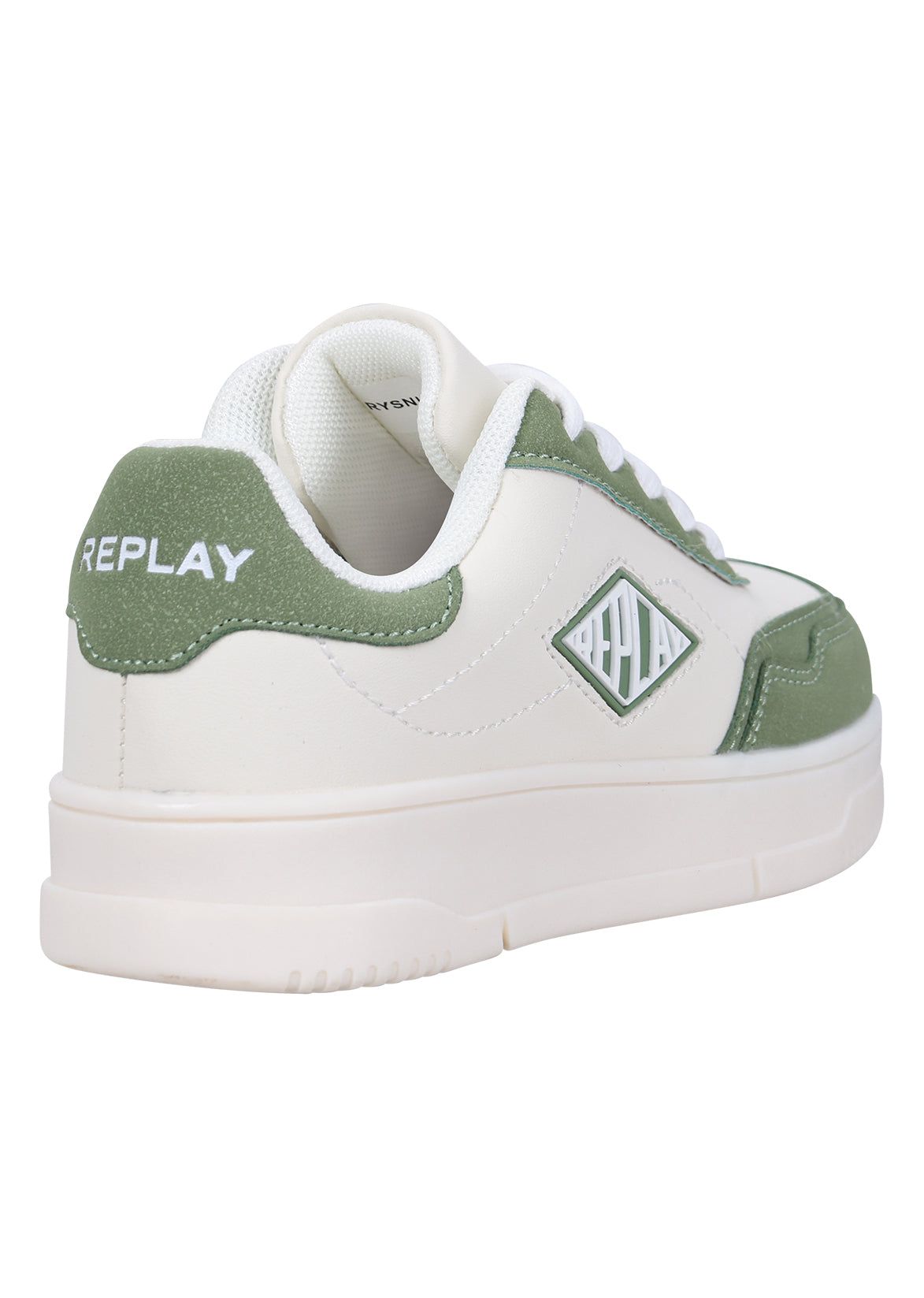 נעלי REPLAY לוגו צד גדול רטרו לילדים WHITE / 21