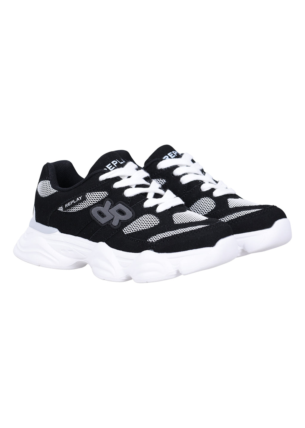 נעלי REPLAY לוגו RP מודגש לילדים BLACK / 21