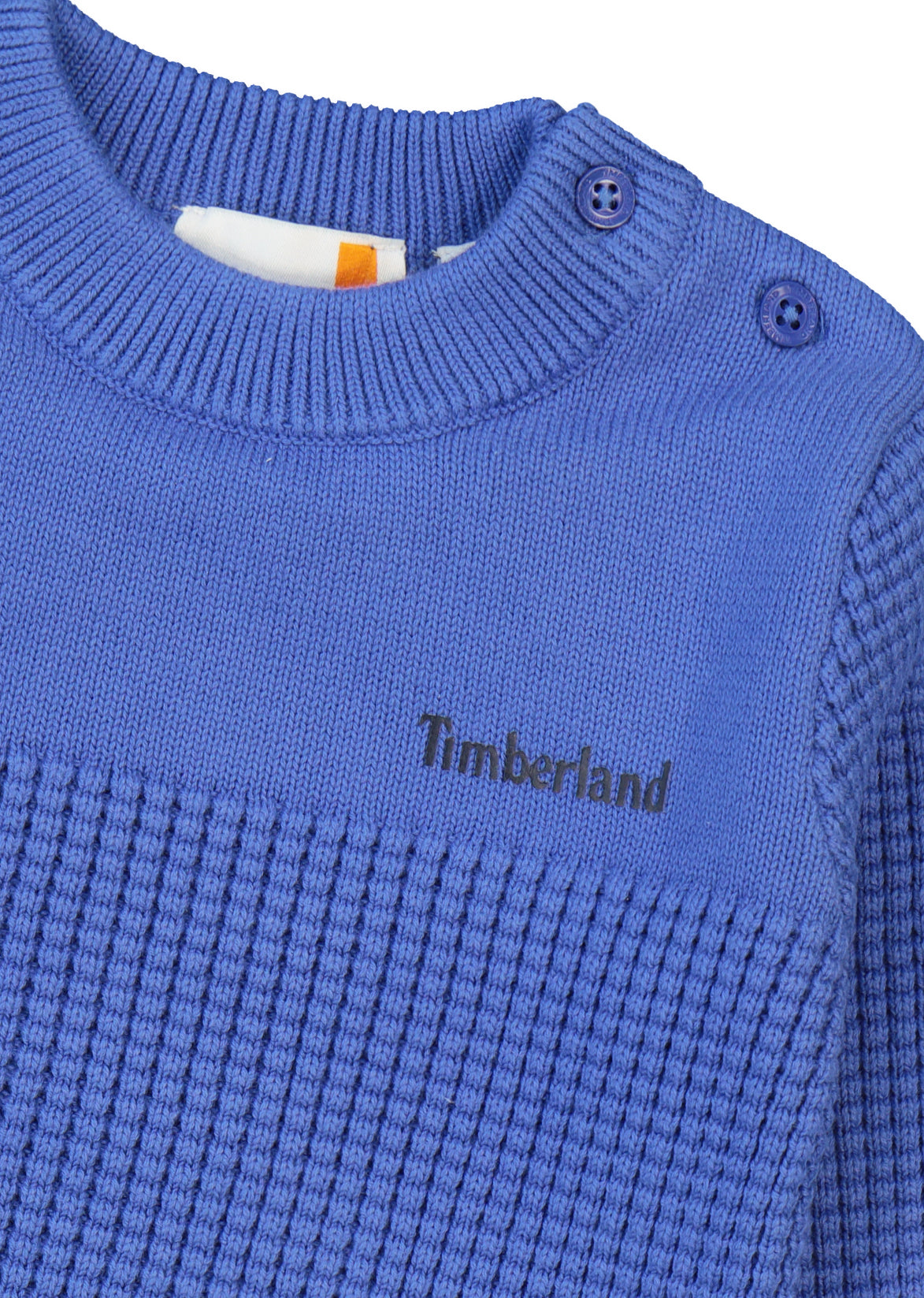 סוודר TIMBERLAND ריבועים לתינוקות BLUE / 06M