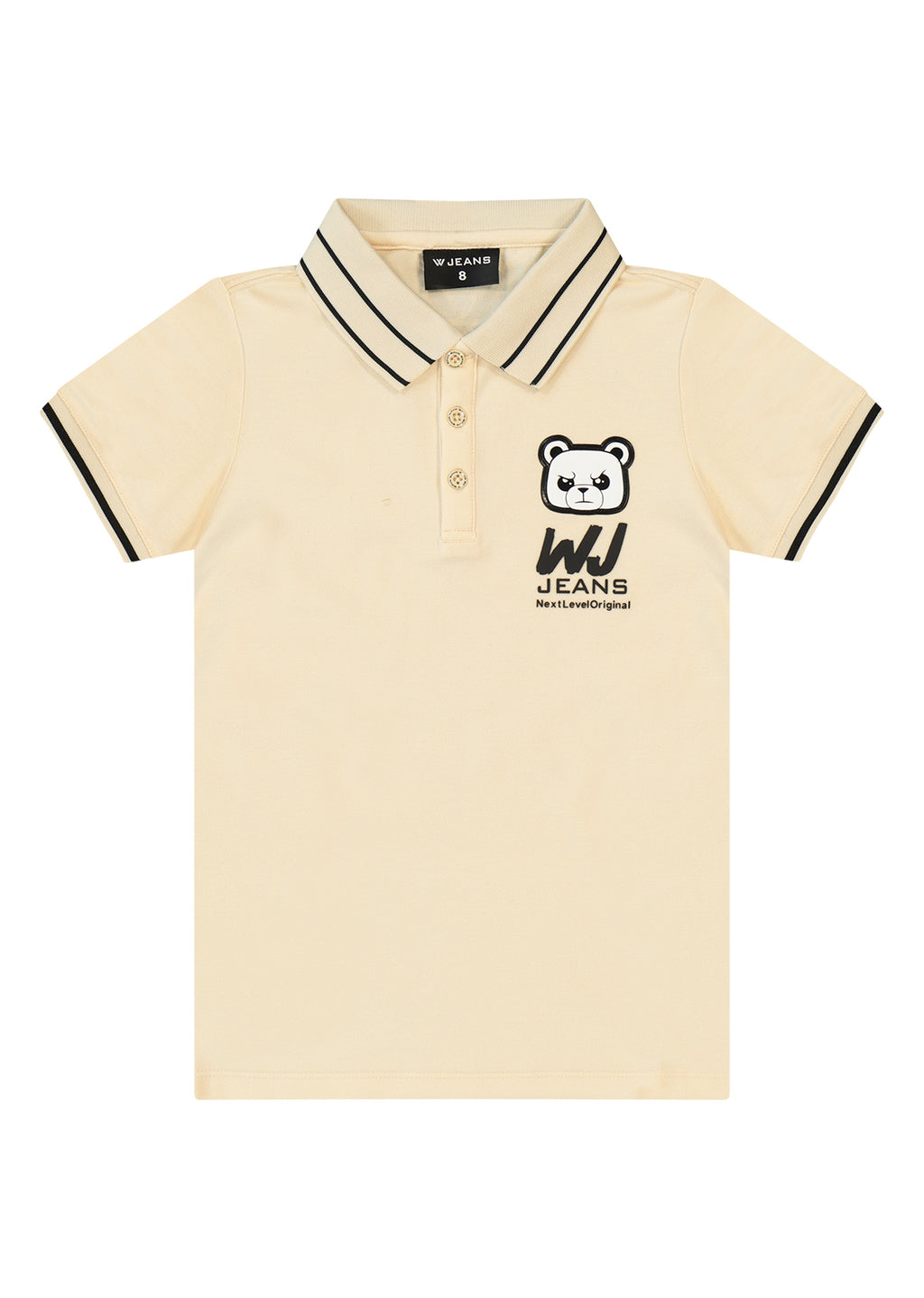 חולצת צווארון W JEANS NEXT LEVEL ORIGINAL לילדים Brown / 2Y