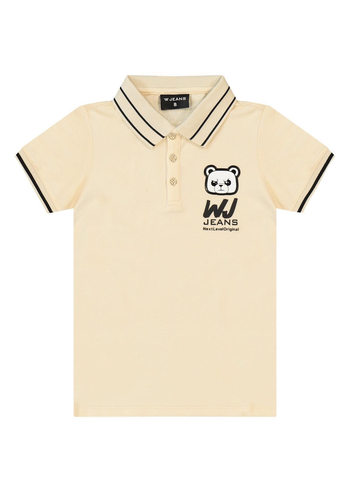 חולצת צווארון W JEANS NEXT LEVEL ORIGINAL לילדים Brown / 2Y